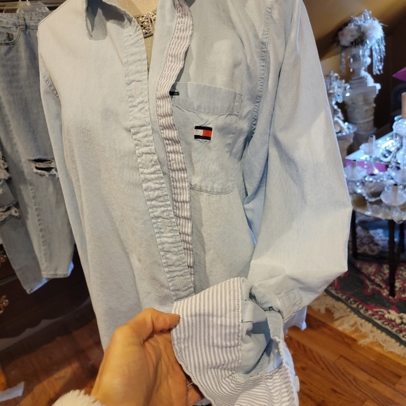Tommy Hilfiger shirt preppy y2k - Picture 3 of 12